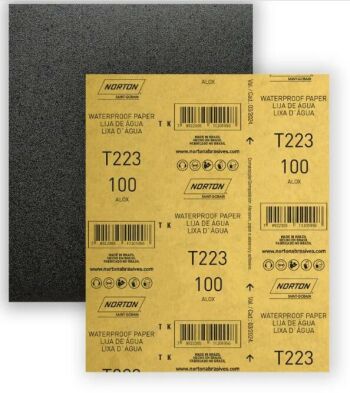Imagem do produto Lixa D'Água Norton T223 - (PRETA) Unid