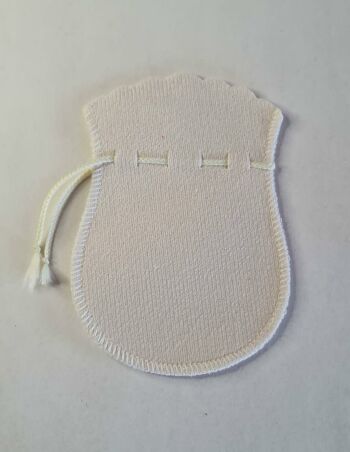 Imagem do produto Saquinho de Suede Bege 300 - G ( 9 x 12 ) PCT c/ 10