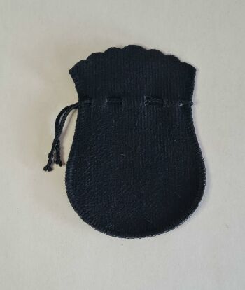 Imagem do produto Saquinho de Suede Preto 300 - G ( 9 x 12 ) PCT c/ 10