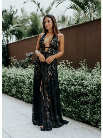 Imagem de Vestido Longo Renda Bruna - Cloude