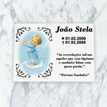 Imagem do produto Placa Porcelana 13cm x 18cm (Infantil)