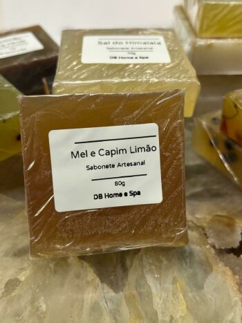 Imagem do produto Sabonete Artesanal Mel e Capim Limão  80g