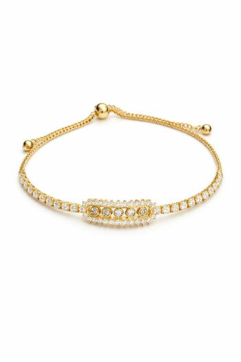 Imagem de Pulseira Coroa Dourada