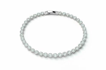 Imagem de Pulseira Riviera Bolinhas Prateada