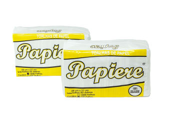 Imagem do produto PAPEL TOALHA 100% CELULOSE 20X21 FD C/1000 FLS
