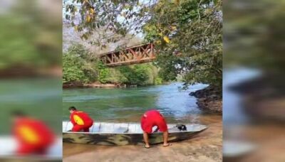 Imagem da notícia Homem desaparece ao nadar com amigos no rio Verde, em Água Clara