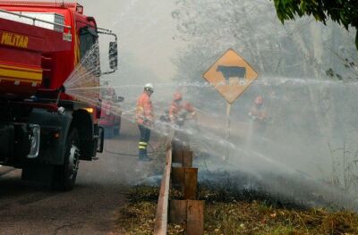 Imagem da notícia Chuva chega ao Pantanal e ajuda a controlar incêndios florestais em MS