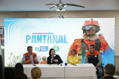 Imagem da notícia Governador recebe comitiva ministerial para combater incêndios no Pantanal