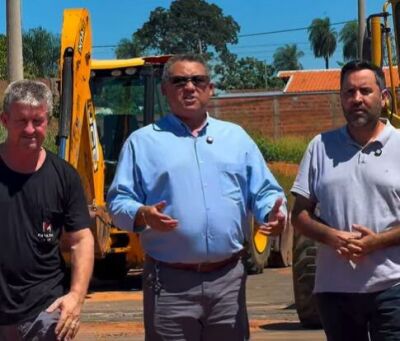 Imagem da notícia Máquinas abrem ruas e marcam início das obras no Jardim Morada do Sol, em Alcinópolis