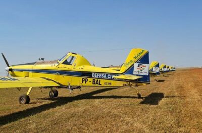 Imagem da notícia Novas aeronaves são enviada como reforço no combate aos incêndios no Pantanal