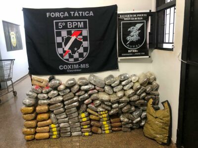 Imagem da notícia Mais de 100 kg de maconha são apreendidos e dois homens presos em operação conjunta em Rio Verde de Mato Grosso