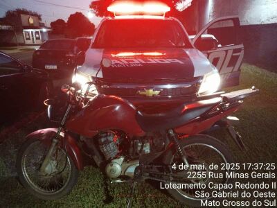 Imagem da notícia Jovem é preso por suspeita de adulteração de motocicleta em São Gabriel do Oeste