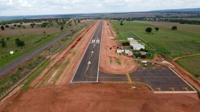 Imagem da notícia Com investimentos milionários de MS, Aeroporto de Inocência e restauração dos aeródromos de Cassilândia, Paranaíba e Camapuã ganham destaque