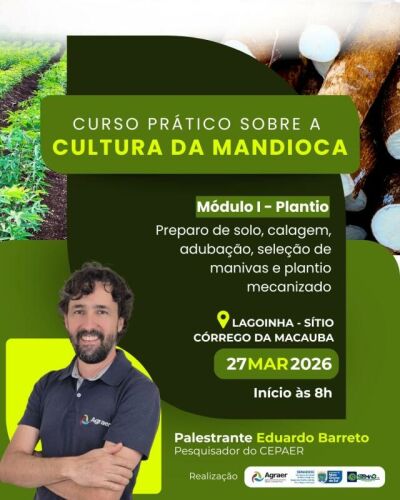 Imagem da notícia Capacitação ensina técnicas de plantio de mandioca a produtores em Costa Rica