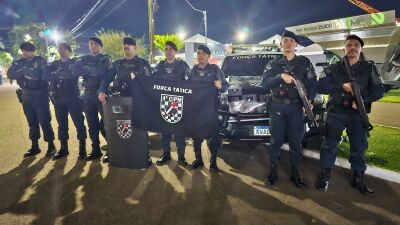 Imagem da notícia Chapadão do Sul ganha Força Tática da PM para operações contra tráfico e crimes graves