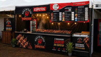 Imagem da notícia Rosa de Saron Espetos confirma presença na Expo Rica 2026 com estande e cardápio completo e carne de qualidade