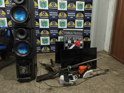 Imagem da notícia Ladrão e receptador são presos por furto e receptação; objetos são recuperados em Paranaíba