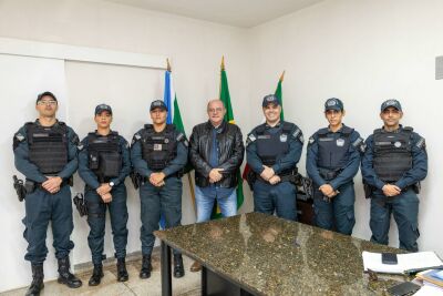 Imagem da notícia PM de Rio Verde de MT recebe cinco novos soldados para reforçar segurança