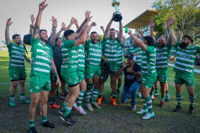 Imagem principal do artigo Farrapos campeão Gaúcho, BH Rugby finalista e em Porto Seguro, jogos adiados pelas chuvas intensas.