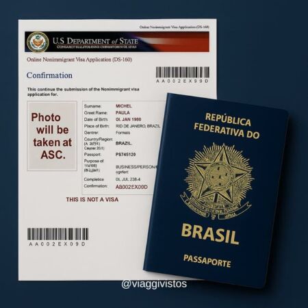Imagem principal do artigo Documentos para Visto Americano - Atualizado 2025 - Viaggi Vistos