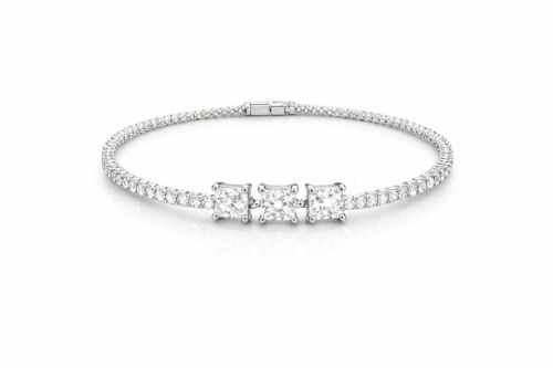 Imagem de Pulseira Três Quadrados Prata