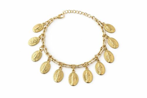 Imagem de Pulseira Pingentes Nossa Senhora das Graças