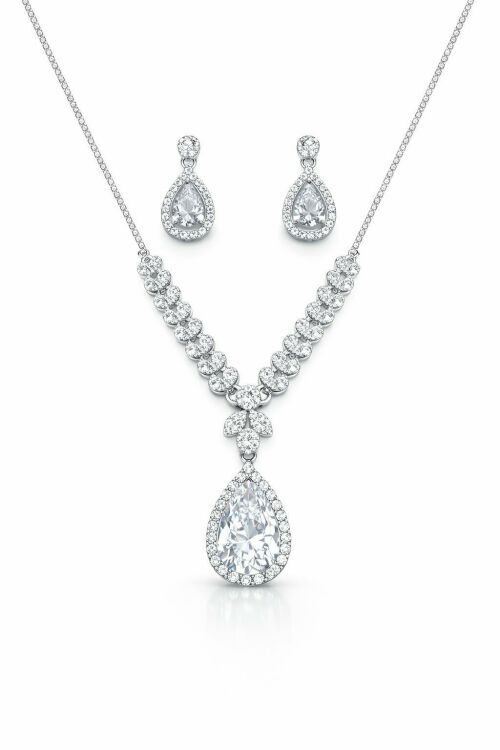 Imagem de Conjunto Colar + Brinco Crystal