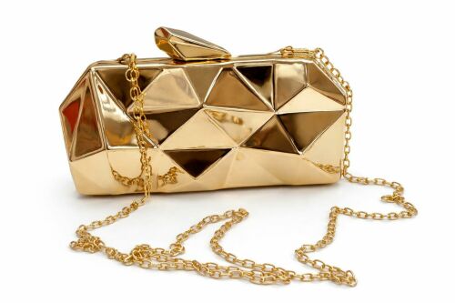 Imagem de Bolsa Prisma Dourada
