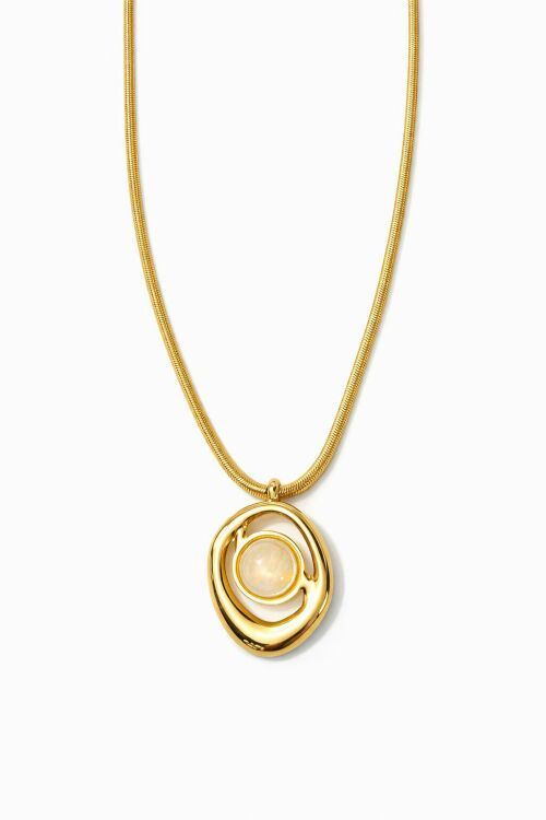 Imagem de Colar Saturno Off White