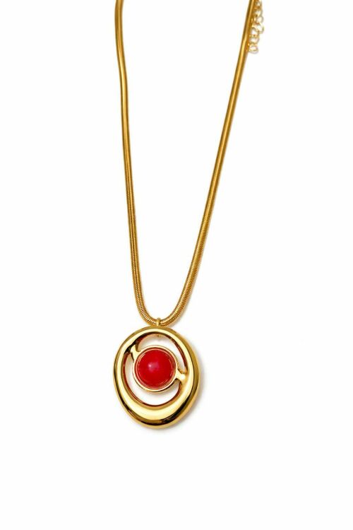 Imagem de Colar Saturno Vermelho