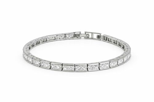 Imagem de Pulseira Brilho Contínuo Prateada