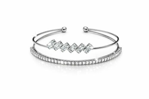 Imagem de Pulseira Retângulos Cravejada