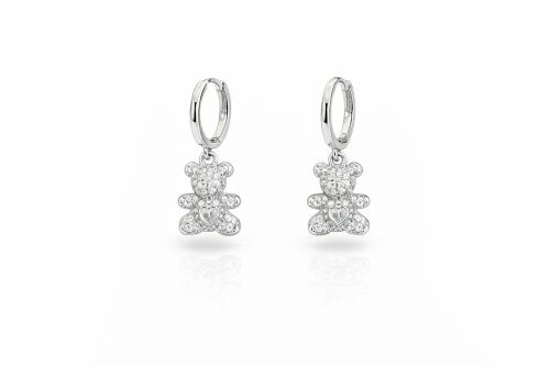 Imagem de Brinco Urso Prateado