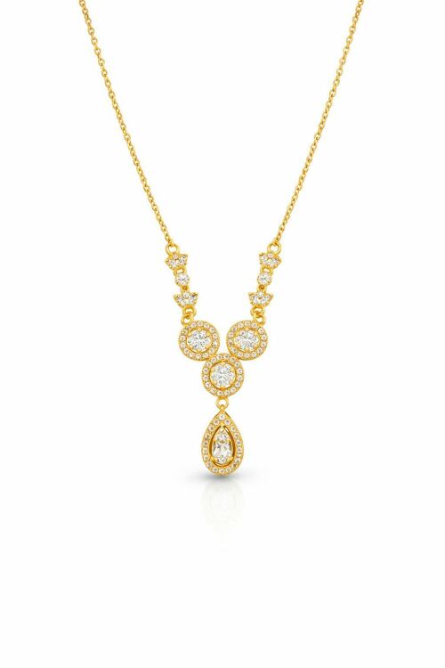 Imagem de Colar Gota Radiante Dourado