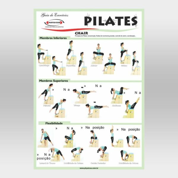 Imagem do produto Cartaz de Pilates - Chair