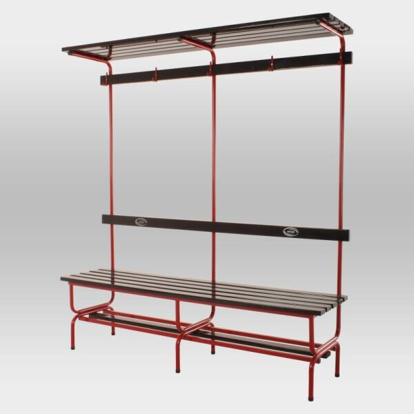 Imagem do produto Banco Simples Especial para Vestiário com Cabideiro e Maleiro - 1,83m