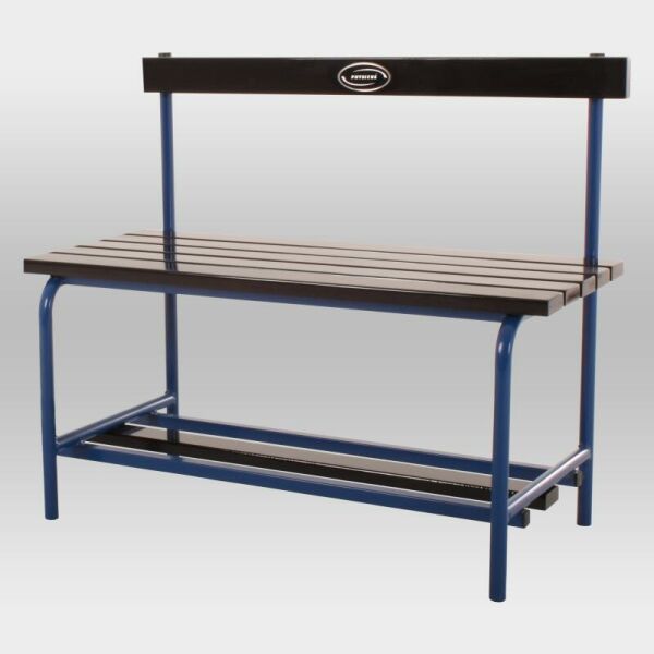 Imagem do produto Banco com Encosto para Vestiário Simples - Modelo 1 - 1,00m