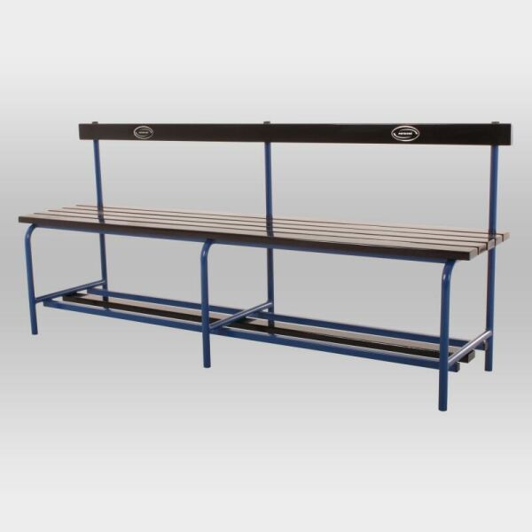 Imagem do produto Banco com Encosto para Vestiário Simples - Modelo 1 - 1,83m
