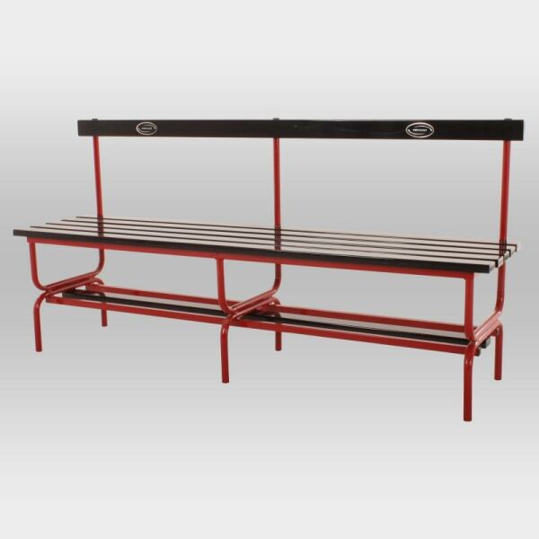 Imagem do produto Banco com Encosto para Vestiário Simples - Modelo 2 - 1,83m
