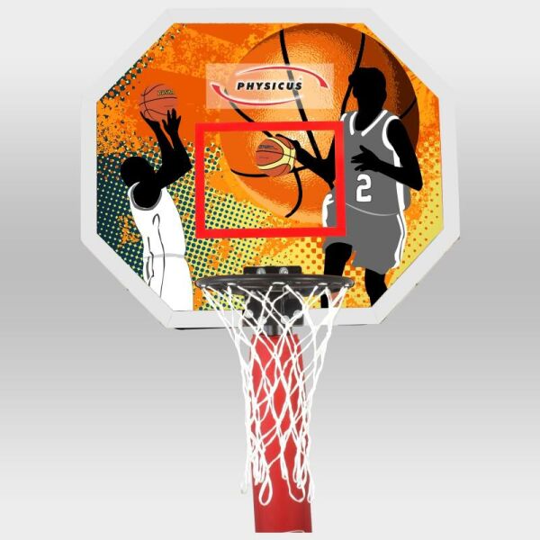 Imagem do produto Tabela de Basquete Street em Acrílico - Personalizada 04