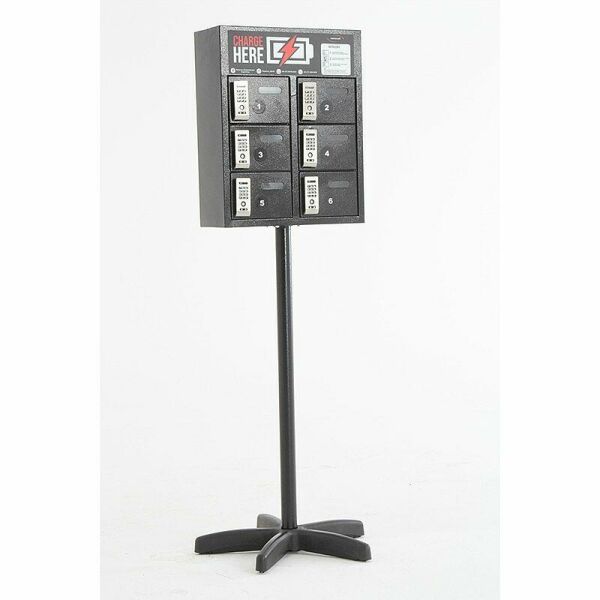 Imagem do produto Box Charger 06 Portas Com Fechadura Eletrônica e Pés de Suporte