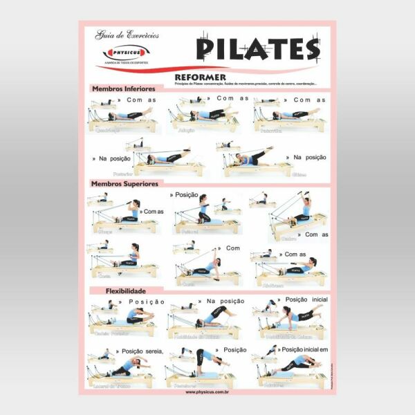 Imagem do produto Cartaz de Pilates - Reformer