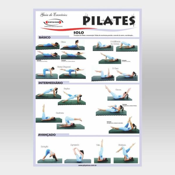 Imagem do produto Cartaz de Pilates - Solo