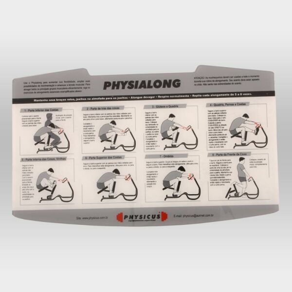 Imagem do produto Acrílico de Instrução dos Exercícios do Physialong (Painel)