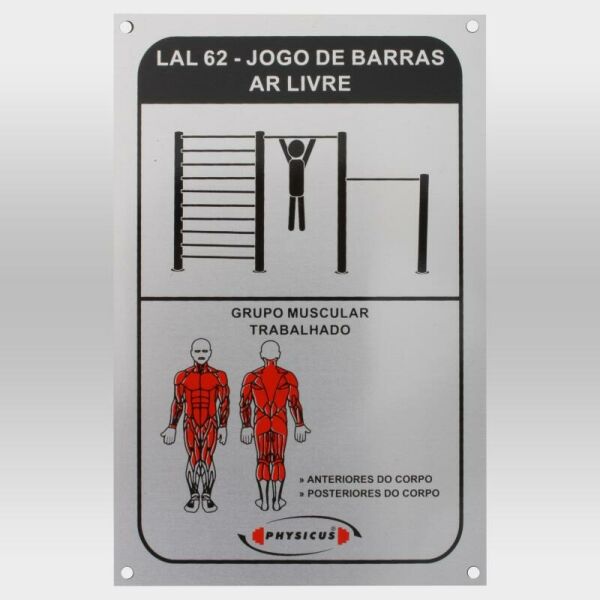 Imagem do produto ADESIVO PARA JOGO DE BARRAS LINHA AR LIVRE