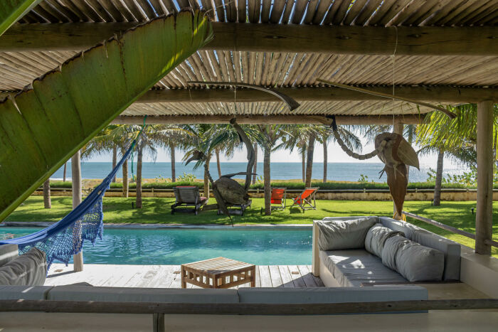 Imagen de la propiedad Casa frente al mar, justo en la arena, espaciosa y con una vista magnífica en Pontal do Maceió