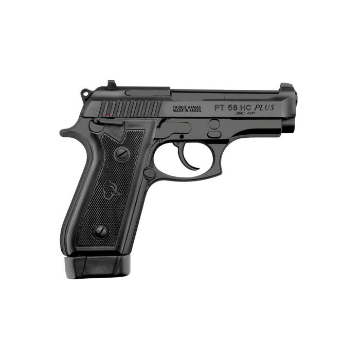 Imagem de PISTOLA TAURUS PT58 HC PLUS - CARBONO FOSCO - CAL.380ACP (COM ZARELHO)