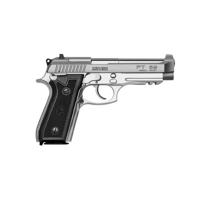 Imagem de PISTOLA TAURUS PT59S - INOX - CAL.380ACP ( COM ZARELHO )