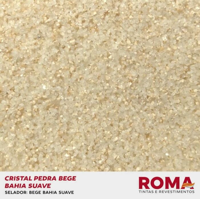 Imagem de REVESTIMENTO CRISTAL PEDRA NATURAL BEGE BAHIA SUAVE 23 KG - ROMA