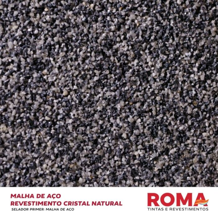 Imagem de REVESTIMENTO CRISTAL PEDRA NATURAL MALHA DE AÇO 23 KG - ROMA